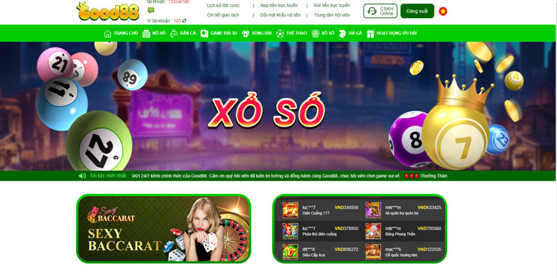 Xổ số Bingo18 tại Good88 thu hút người chơi nhờ tốc độ quay thưởng nhanh chóng